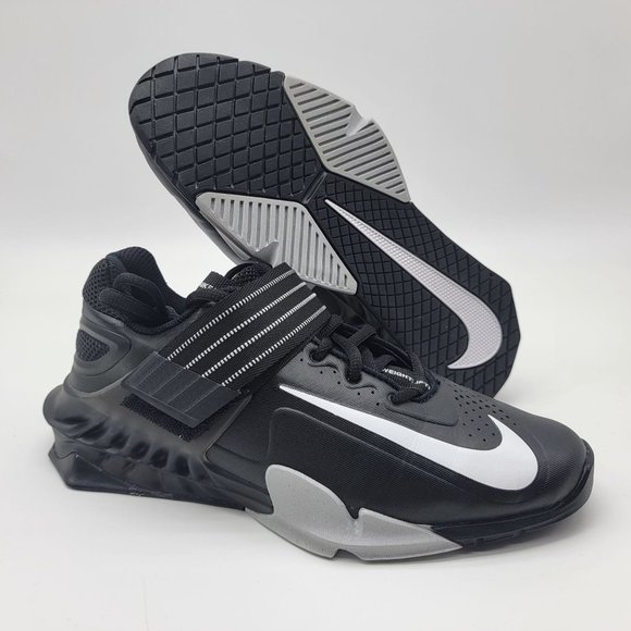 NEW Nike Savaleos SAMPLE Weightlifting Shoes Sneakers Black White Grey main image 6
